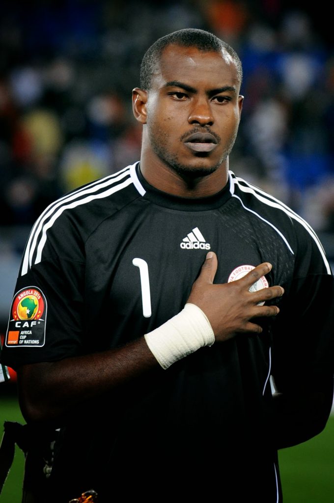 Vincent Enyeama playing for Nigeria at AFCON 2013