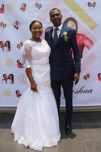 Pastor Aifie Spiff and Pastor Joshua Akpotabor of Ambassadors Word Church, white wedding photos