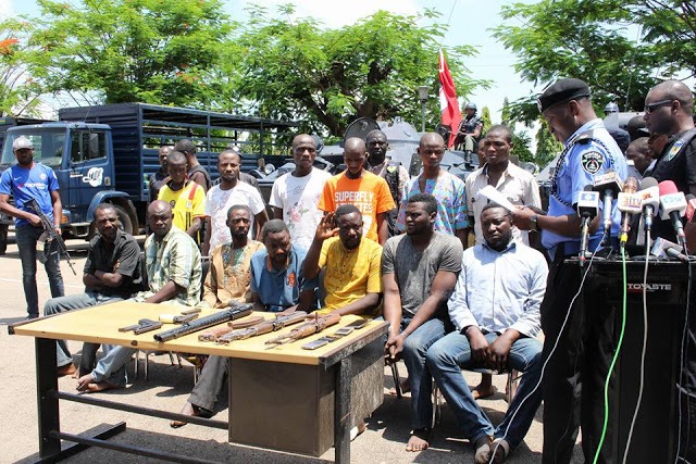 offa abank robbery suspects paraded in abuja