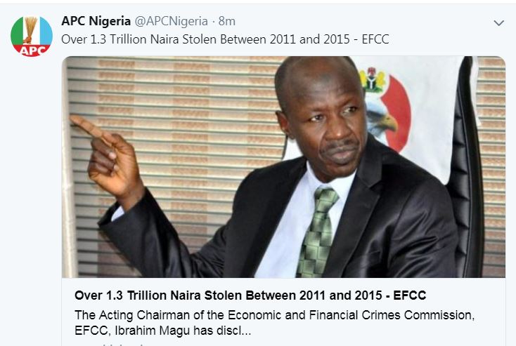 efcc stolen money