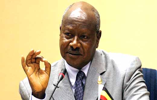 Ugandan President Yoweri Museveni 1