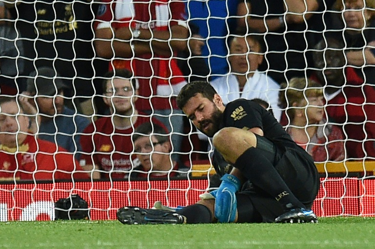 Liverpool goalkeeper Alisson Becker will miss Wednesday's UEFA Super Cup clash against Chelsea with a calf injury