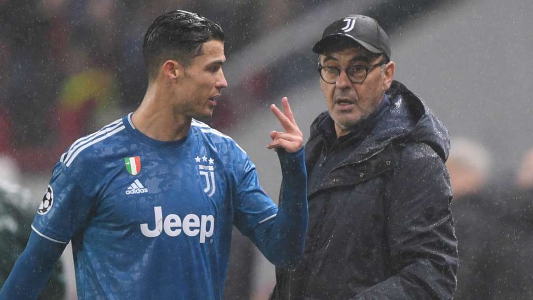 cristiano ronaldo maurizio sarri juventus 2019