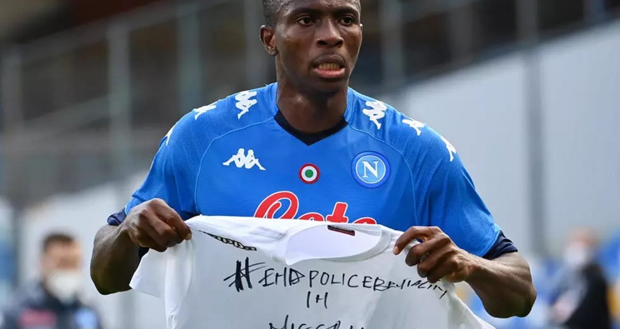 end police brutality in nigeria calls osimhen after first napoli goal