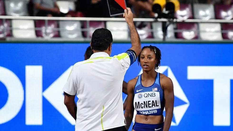 olympic 100m hurdles champ brianna mcneal banned for doping violation