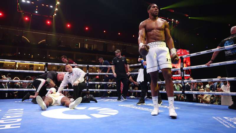 “That was a clean one” – Francis Ngannou react to Anthony Joshua's KO shot